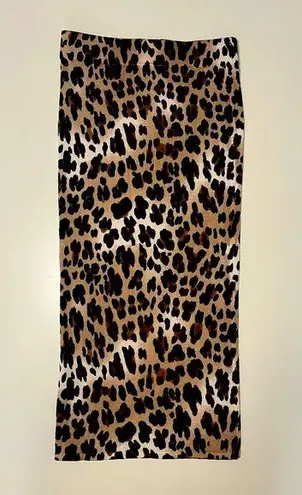 Bebe Vintage  Long Leopard Knit Stretch Small y2k