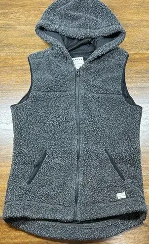 KAVU Size M Grey Women’s Vesty Fleece Vest