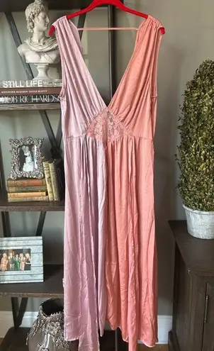 Rocky Barnes The Bright Side Dawn Slip Dress Desert Rose Womens Size Large Pink