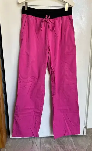 Scrubstar Shocking Pink Scrub Pants Woman’s Size Small