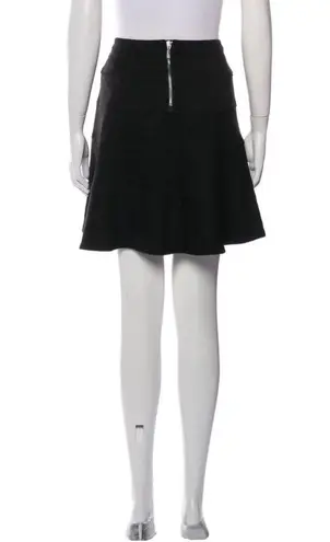 See By Chloe NEW Authentic See By Chloé Zippered Scalloped Black Flare Mini Skirt A-Line