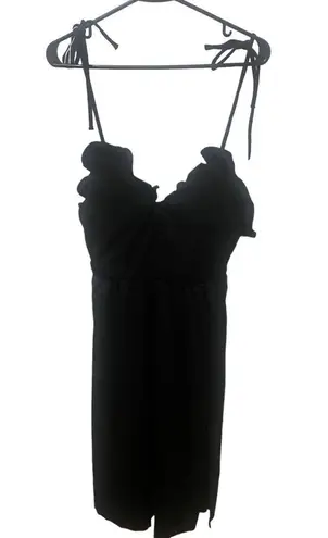 Halara Lace Up Split Hem Dance Midi Dress