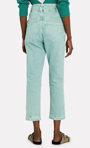 Isabel Marant ÉTOILE Tucson Cropped Straight-Leg in Celadon