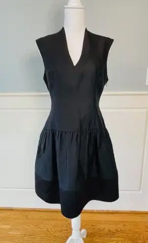 Raoul Black Silk Structured Silk V