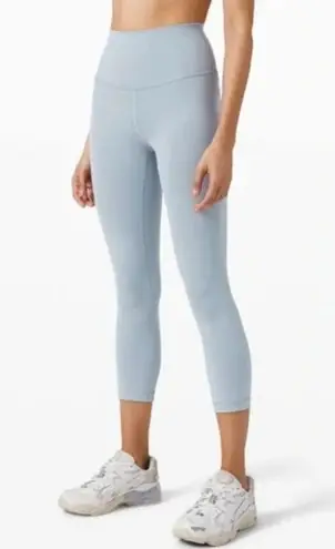 Lululemon  Legging Wunder Train High-Rise Crop 21" Chambray XS - Image 1