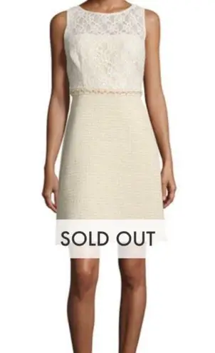 Kay Unger lace and beaded dress