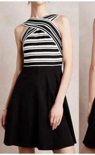 Maeve Anthropologie Crosswise Flare Bandage Dress Size 6