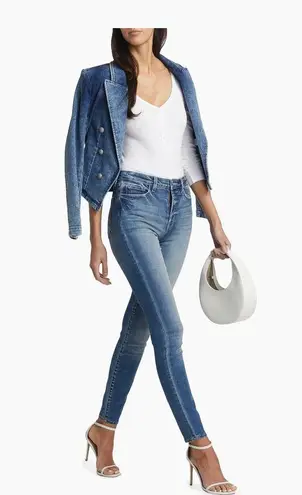 L'Agence L’ AGENCE Monique Ultra High Rise Skinny In Byers Jeans