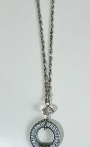 Sonoma New,  Silver Tone Beaded Statement Necklace