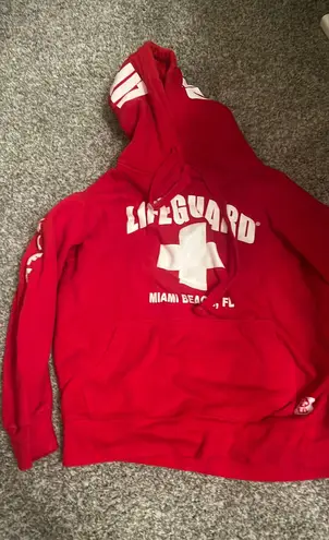 Lifeguard Red  Sweatshirt