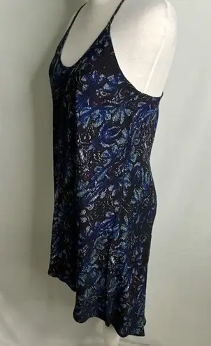 Fifteen Twenty Blue Hi/Lo Spaghetti Strap Razorback Summer Tunic Dress XS