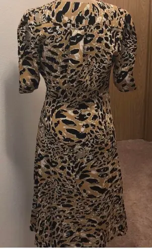 Topshop Dress Faux Wrap Size 8