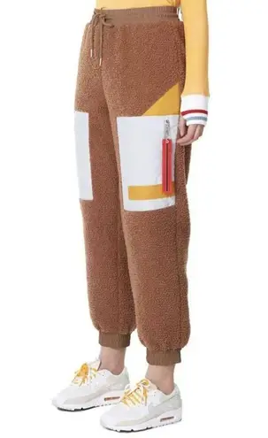 Eleven Paris Women's Teddy Beaver Fur Jogger Size L