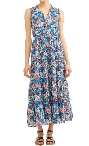 Elizabeth and James Meg Floral Tier Maxi Dress