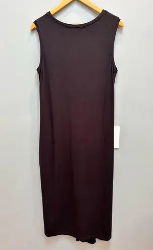 Peruvian Connection Sveeveless Jersey Black Dress L