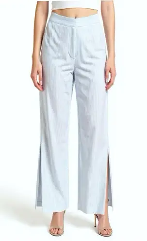 Habitual Wide Leg Slit Hem Pants NWT Women’s Sz 10 MSRP $129 Coastal Chic