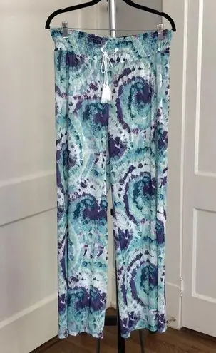 West Loop Tye dye nwt lightweight beach sleep lounge pants - Image 1