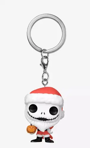 Lounge Fly Funko Pocket Pop Disney The Nightmare Before Christmas Santa Jack Vinyl Keychain