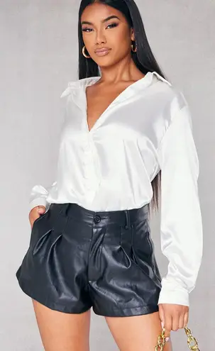 Pretty Little Thing  leather shorts thumbnail 1