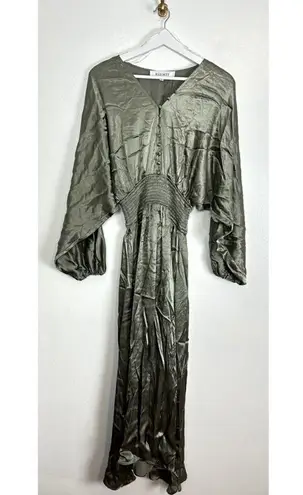 Elliatt Sporades Long Sleeve Dress in Sage Size Small