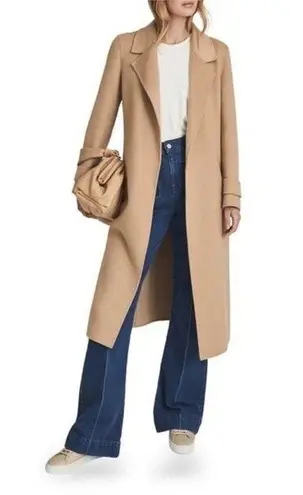 Reiss wool blend Elise belted coat NWT