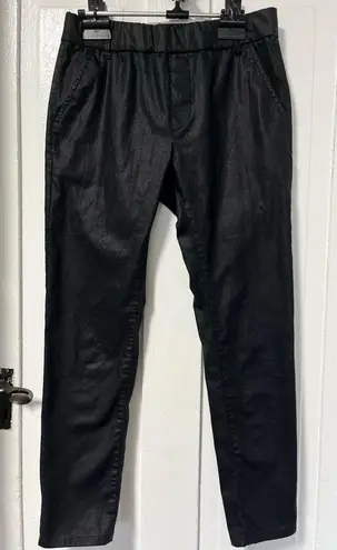 BEVY FLOG Dafna High Rise Black Pinstriped Stretch Skinny Pant size 27