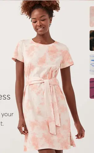 Pact Organic Cotton Tie Dye Groovy Shirt Dress – Size L, NWT