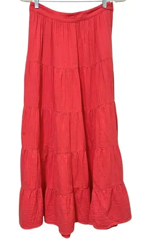Boden USA Boden Nadia Double Cloth Maxi Skirt 6 Jam Red