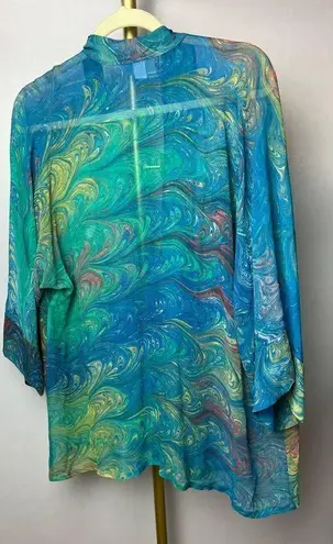 Susan Marling Silk Kimono Jacket Sz. O/S Size M