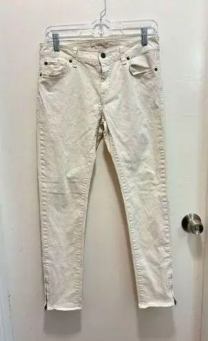 Denim & Supply Ralph Lauren  Women's Skinny Jeans White Size 28 Zippered Ankle