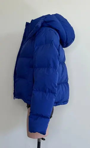 Lululemon Wunder Crop Puffer Jacket In Blue