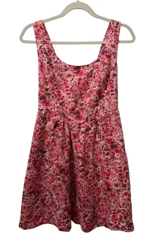 Sincerely Jules Linen Blend Floral Summer Mini Dress