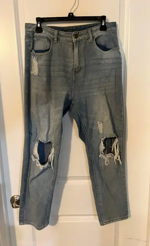 SheIn Distressed Jeans, Sz L