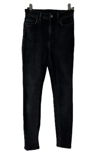 Acne Studios Peg Used Black High Rise Skinny Jeans Women’s Size 24