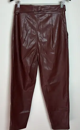 Open Edit Faux Leather Pants
