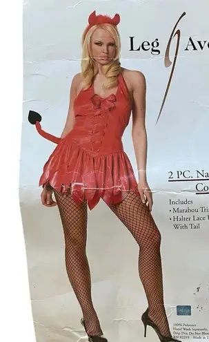 Leg Avenue Halloween Costume Red Devil Dress