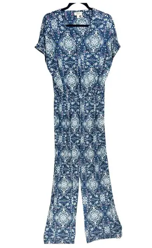 Style & Co  V-Neck Surplice Jumpsuit L