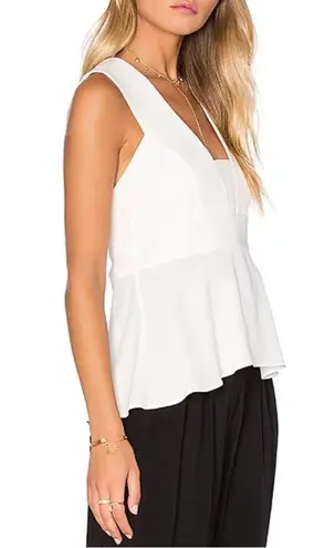 A.L.C. Leigh Pintucked Peplum Top