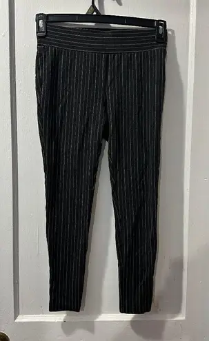 No Tag Pin Stripe Black Pants in XS