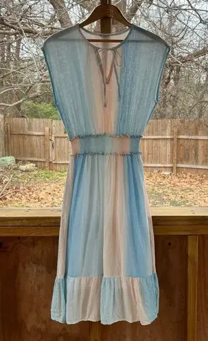 Rails Ashlyn Dress Color Sunset Gradient Blue And Pink Size S