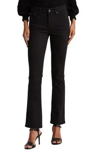 Ralph Lauren NWT  Women's Size 8 Black Classic Bootcut Jeans