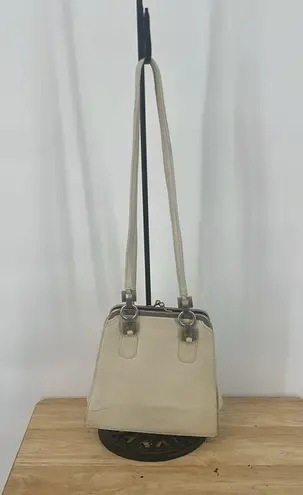 Toni vintage white leather handbag 50s inspire