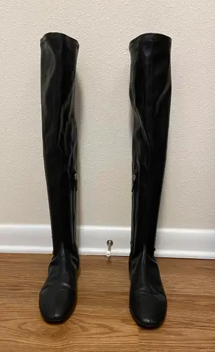 ZARA Flat Thigh High Boots