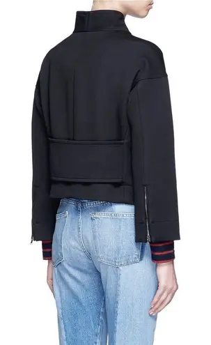 Elizabeth and James women’s Kellan collar black biker jacket size small S