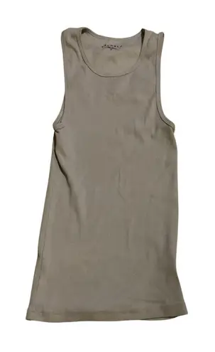 YoungLA Gray Fitted Sleeveless Tank Top Size M