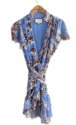 Alexis Melyssa Geogette Dress in Blue Floral