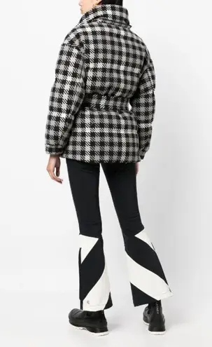 Perfect Moment Star Gingham puffer Jacket, Black & White Size M, New w/Tag Size M