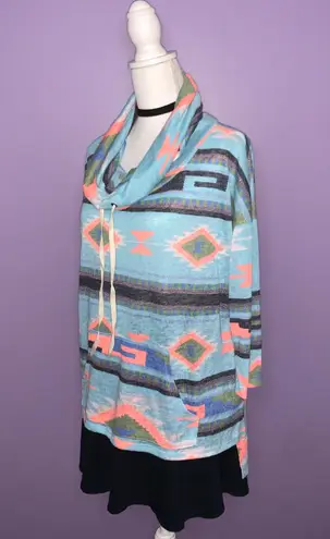 143 Story NEW Boutique Tribal Print Knit Top