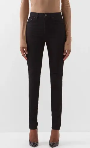 Saint Laurent
High-rise skinny jeans 25 Black D04 W/SK-HW