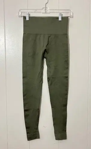 Set Active Leggings Activewear Yoga Green Size XS